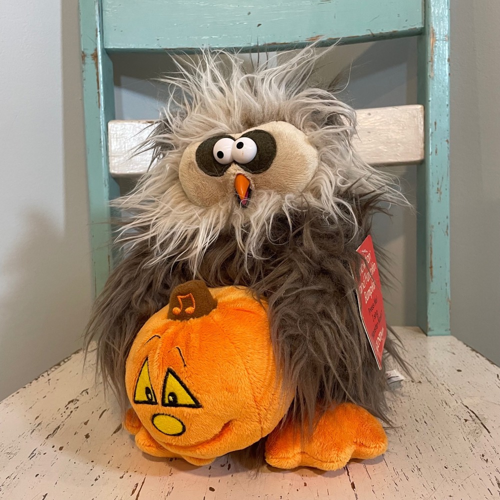 Gund Howton and Pumpkin Bumpkin Musical Halloween Plush Sings Monster Mash 2007